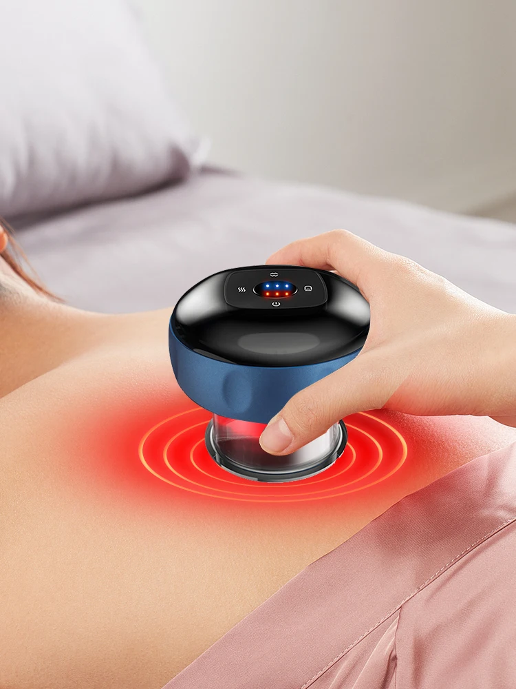 Intelligent Body Scraping Back Massager Vacuum Cupping Device Heating Breath Suction Cups for Back Neck Arm Leg Massge Machine Intelligent Body Scraping Back Massager Vacuum Cupping Device Heating Breath Suction Cups for Back Neck Arm Leg Massge Machine
