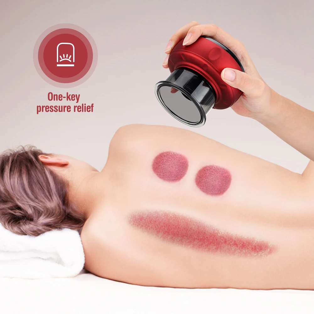 Intelligent Body Scraping Back Massager Vacuum Cupping Device Heating Breath Suction Cups for Back Neck Arm Leg Massge Machine Intelligent Body Scraping Back Massager Vacuum Cupping Device Heating Breath Suction Cups for Back Neck Arm Leg Massge Machine
