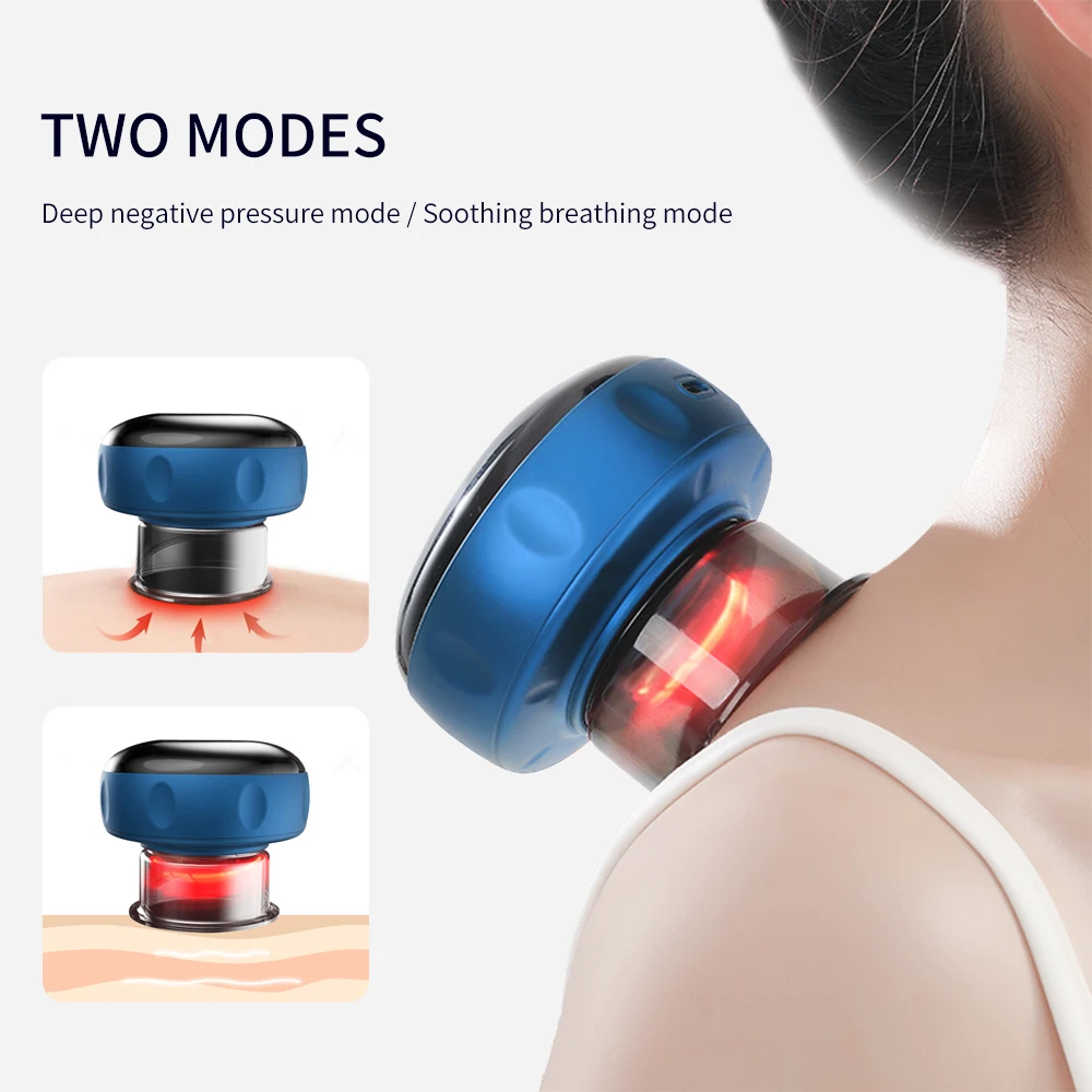 Intelligent Body Scraping Back Massager Vacuum Cupping Device Heating Breath Suction Cups for Back Neck Arm Leg Massge Machine Intelligent Body Scraping Back Massager Vacuum Cupping Device Heating Breath Suction Cups for Back Neck Arm Leg Massge Machine