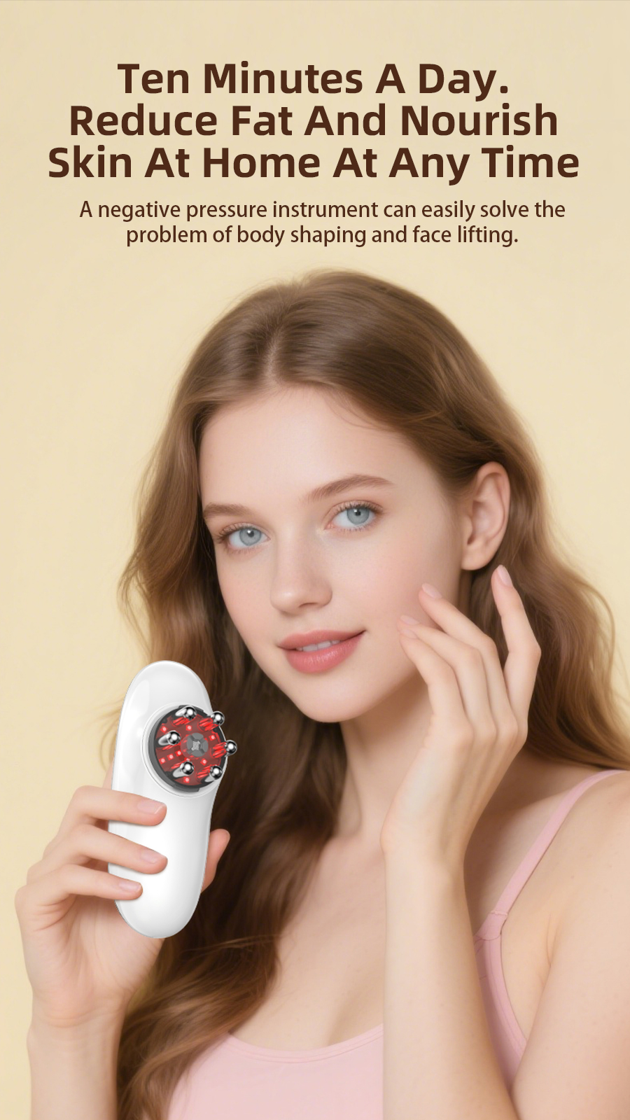 Anti Cellulite Tool and Skin Tightening Device Body Sculpting Massager Cellulite Removal Machine for Face Belly Arms Legs Waist Anti Cellulite Tool and Skin Tightening Device Body Sculpting Massager Cellulite Removal Machine for Face Belly Arms Legs Waist