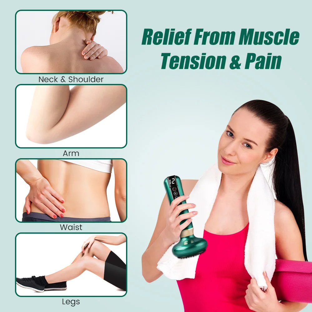 12 Level Cupping Massager Vacuum Suction Cup GuaSha Anti Cellulite Beauty Health Scraping Infrared Heat Slimming Massage Therapy 12 Level Cupping Massager Vacuum Suction Cup GuaSha Anti Cellulite Beauty Health Scraping Infrared Heat Slimming Massage Therapy
