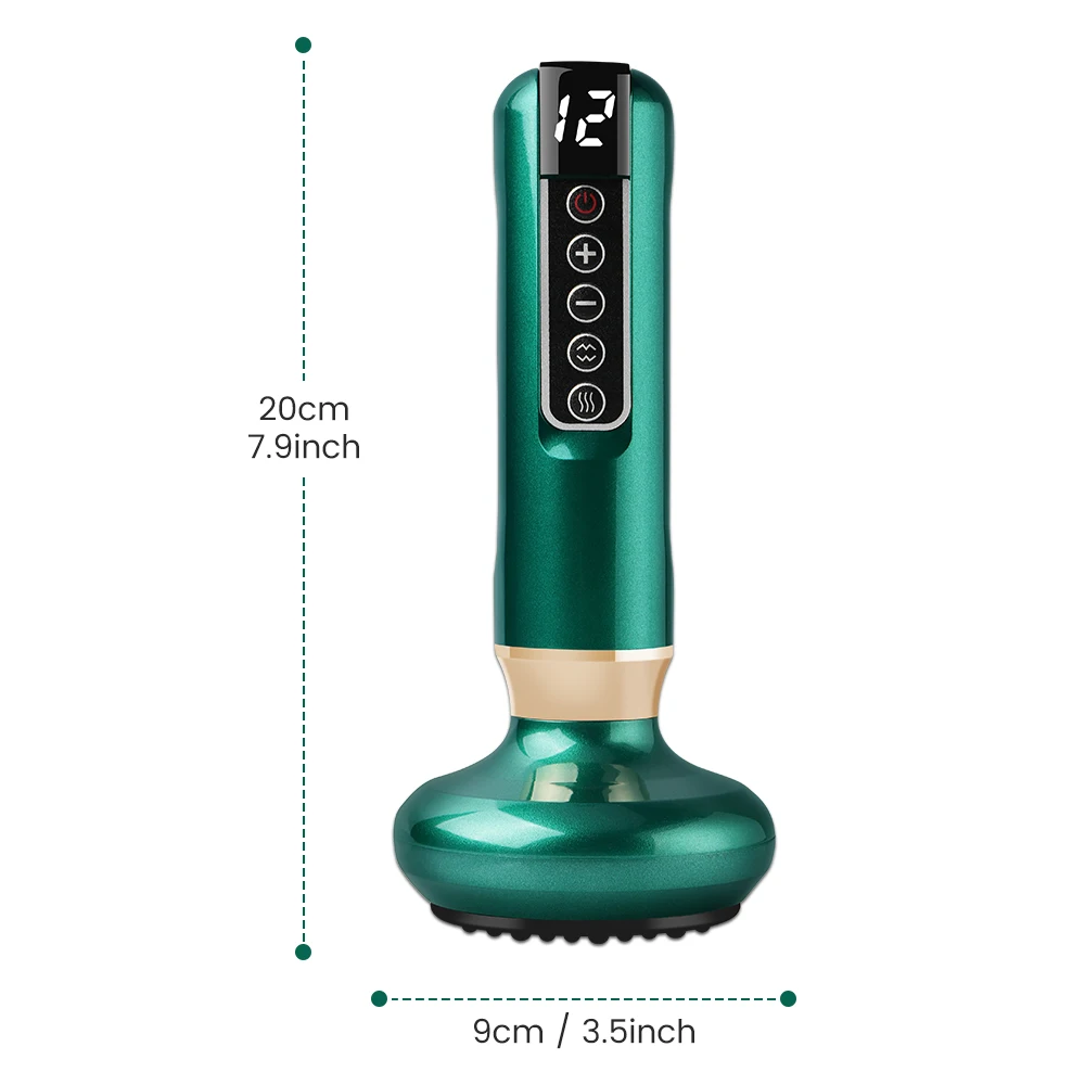 12 Level Cupping Massager Vacuum Suction Cup GuaSha Anti Cellulite Beauty Health Scraping Infrared Heat Slimming Massage Therapy 12 Level Cupping Massager Vacuum Suction Cup GuaSha Anti Cellulite Beauty Health Scraping Infrared Heat Slimming Massage Therapy