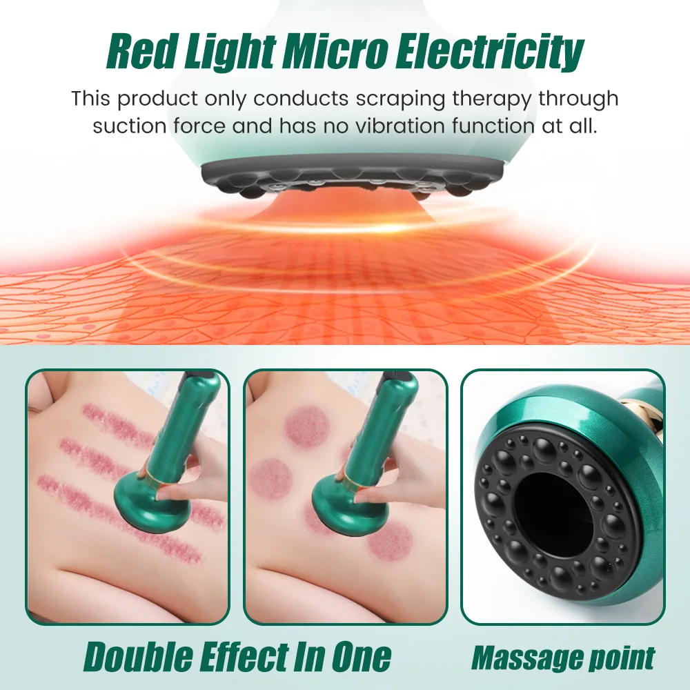 12 Level Cupping Massager Vacuum Suction Cup GuaSha Anti Cellulite Beauty Health Scraping Infrared Heat Slimming Massage Therapy 12 Level Cupping Massager Vacuum Suction Cup GuaSha Anti Cellulite Beauty Health Scraping Infrared Heat Slimming Massage Therapy