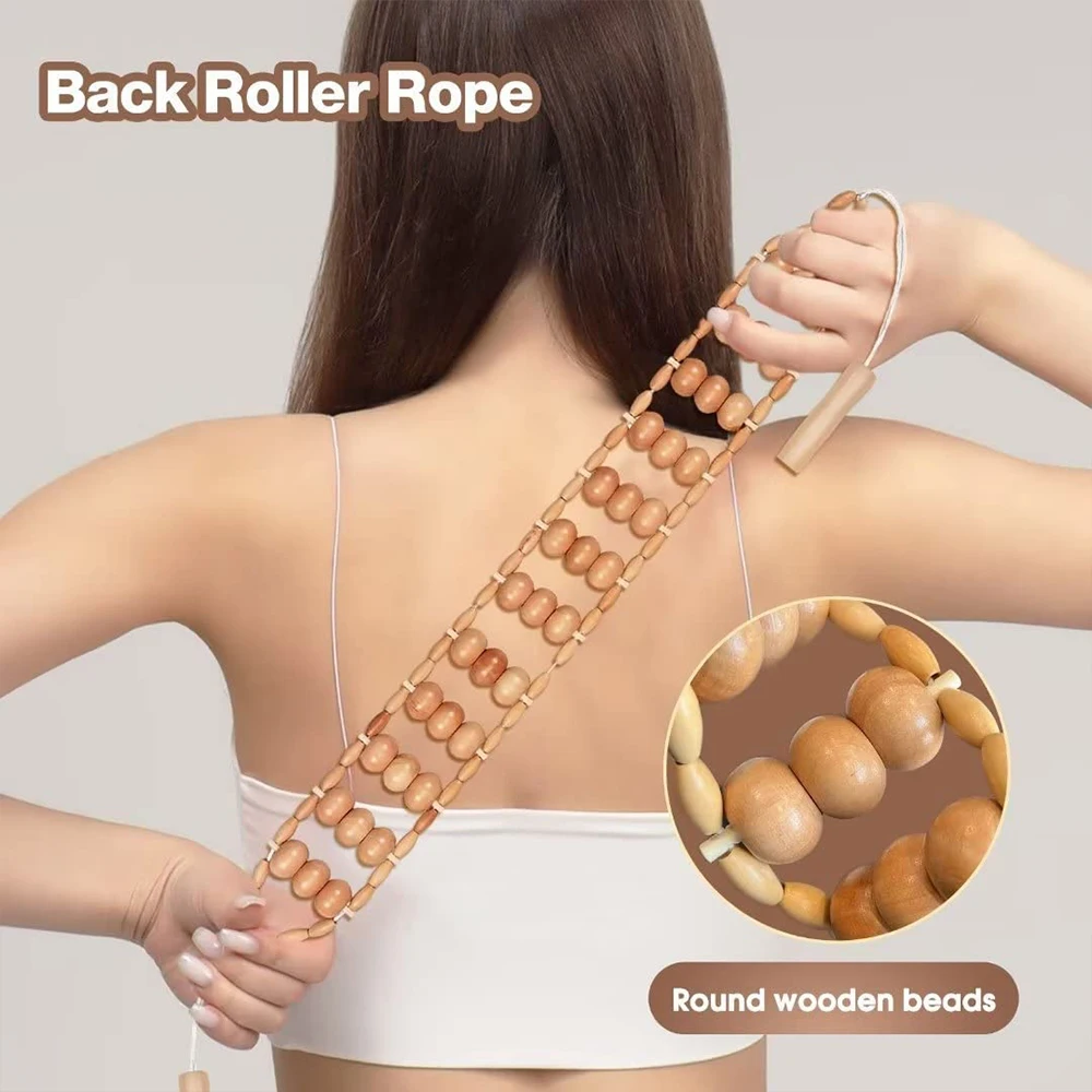 Wood Therapy Massage Tools, Wood Lymphatic Drainage Massage Tools Set for Body Sculpting, Maderoterapia Kit for Anticellulite - Image 5