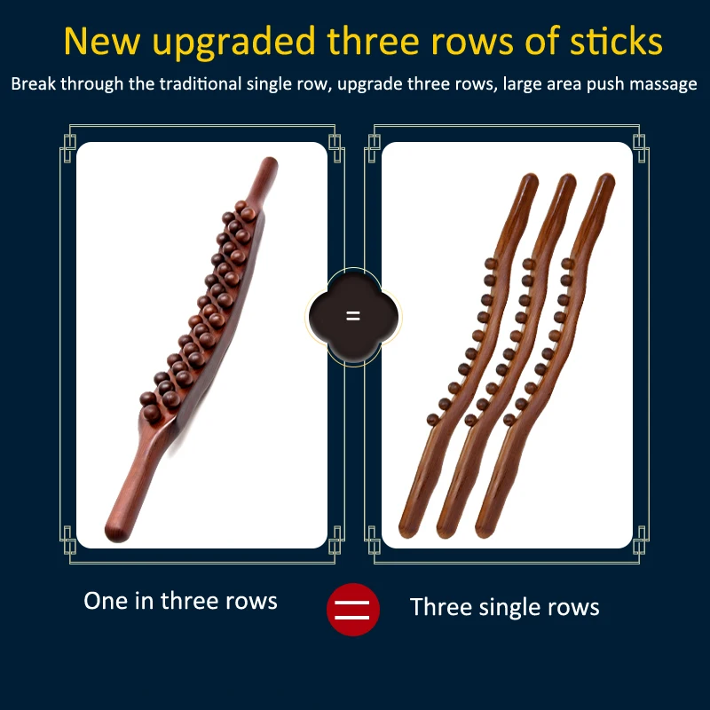 Carbonized Wood Lymphatic Drainage Massager Wooden Gua Sha Massage Stick Neck Back Relaxation Guasha Tool Body Anti Cellulite Carbonized Wood Lymphatic Drainage Massager Wooden Gua Sha Massage Stick Neck Back Relaxation Guasha Tool Body Anti Cellulite