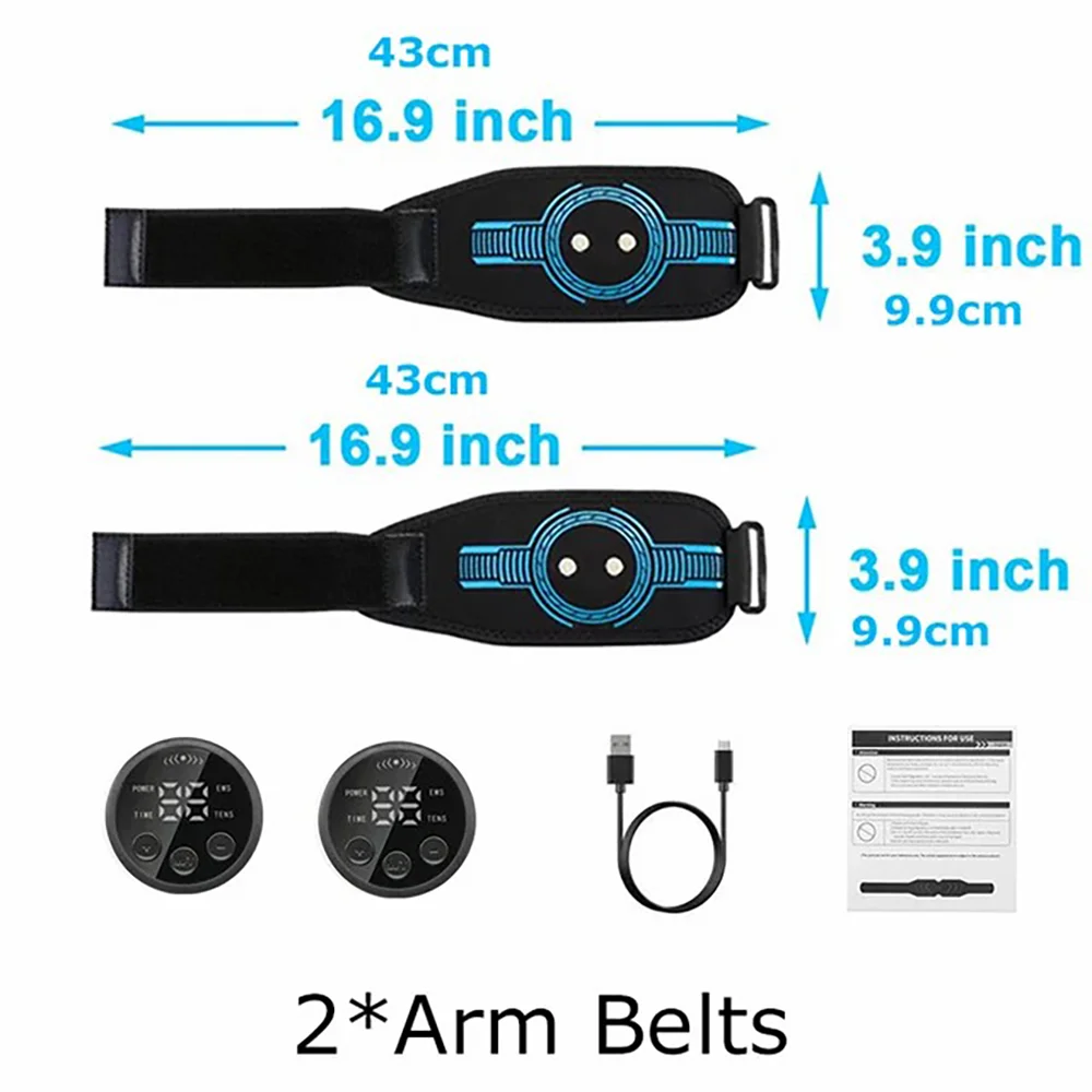 EMS Belt Massage Set Abdominal Fitness Device Intelligent Belt Full Body Muscle Stimulation Trainer USB Charging Version EMS Belt Massage Set Abdominal Fitness Device Intelligent Belt Full Body Muscle Stimulation Trainer USB Charging Version