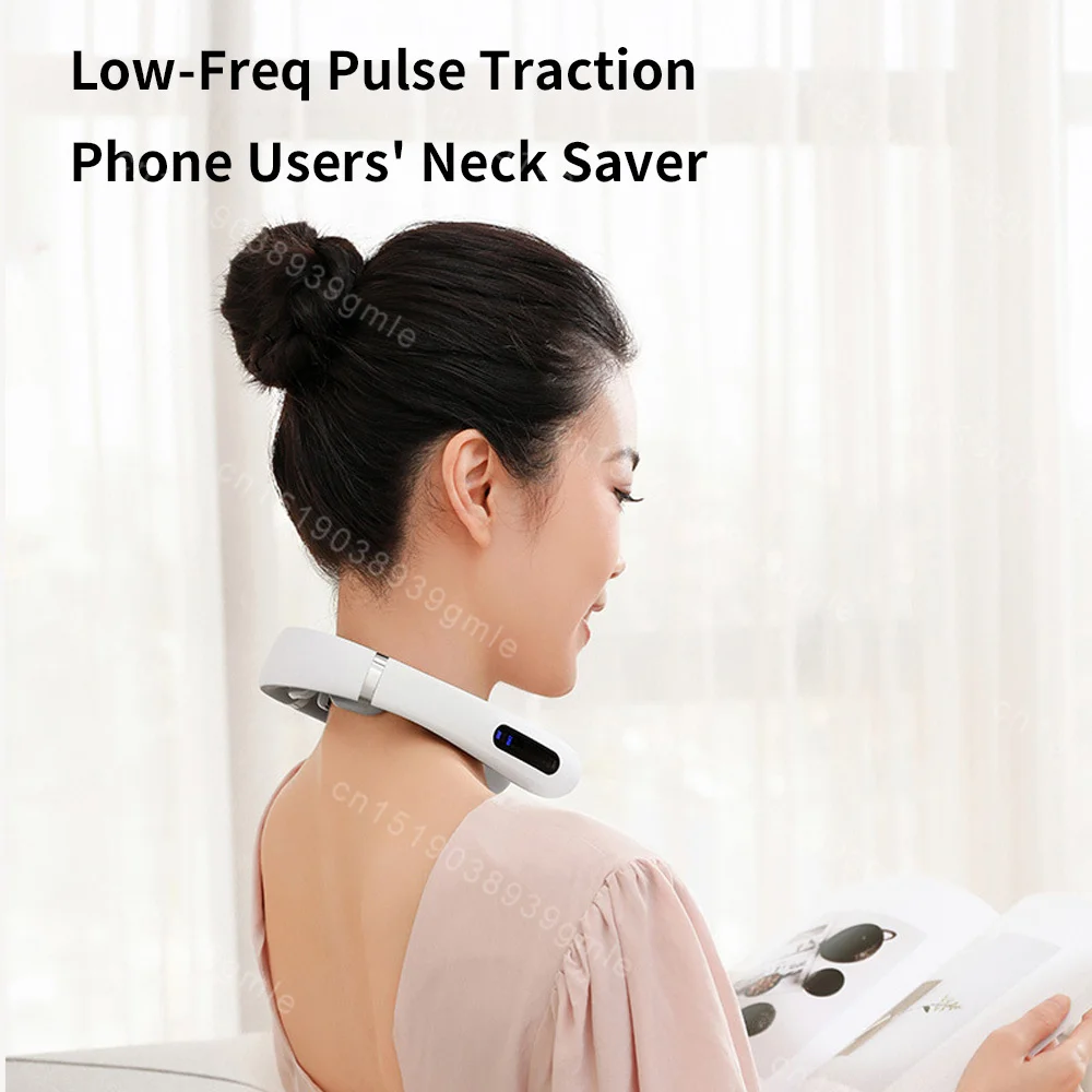 Neck Massager Electric Microcurrent Multi-Head Replaceable Wireless Knead Shiatsu Heating Vibration Cervical Shoulder Massager Neck Massager Electric Microcurrent Multi-Head Replaceable Wireless Knead Shiatsu Heating Vibration Cervical Shoulder Massager