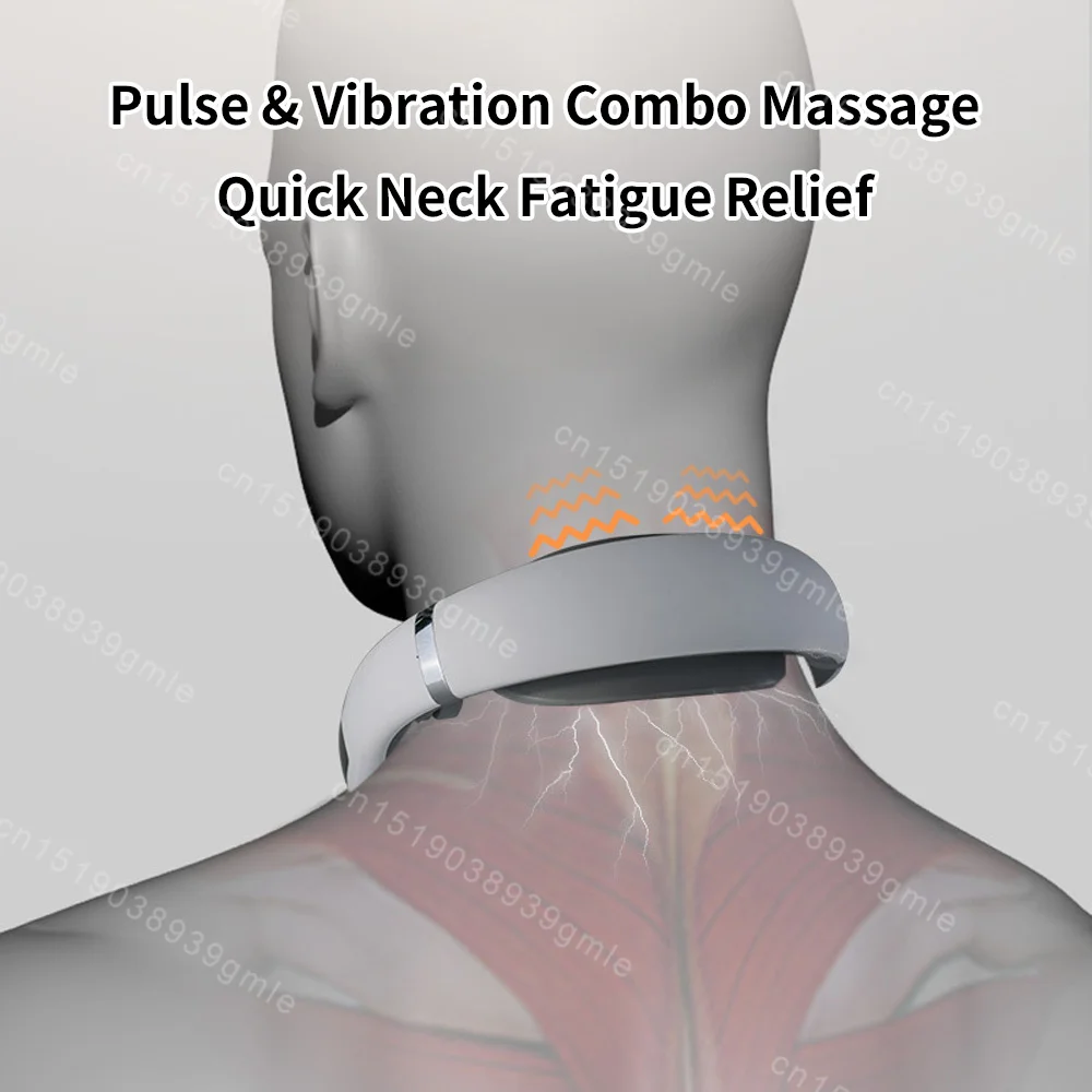 Neck Massager Electric Microcurrent Multi-Head Replaceable Wireless Knead Shiatsu Heating Vibration Cervical Shoulder Massager Neck Massager Electric Microcurrent Multi-Head Replaceable Wireless Knead Shiatsu Heating Vibration Cervical Shoulder Massager