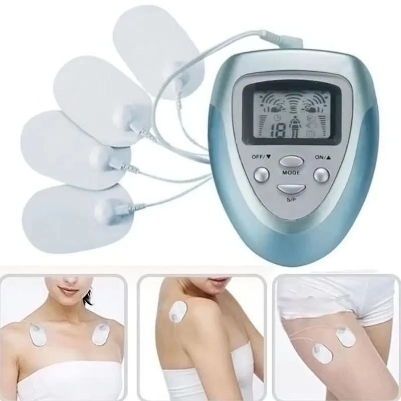 EMS Electric Pulse Digital Physical Therapy MachineTENS Electrical Nerve Muscle Stimulator for Pain Full Body Neck Back Massage