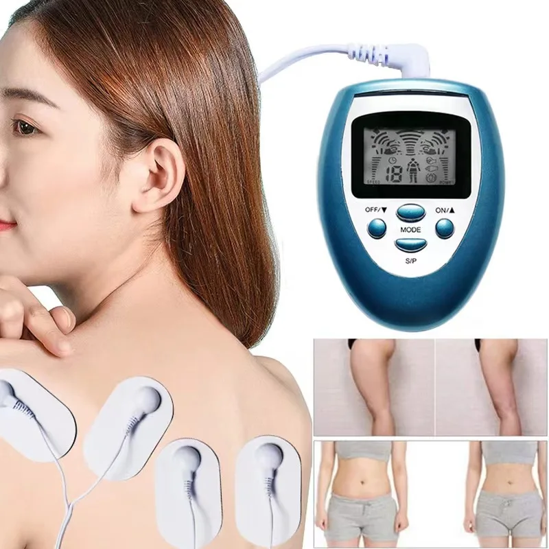EMS Electric Pulse Digital Physical Therapy MachineTENS Electrical Nerve Muscle Stimulator for Pain Full Body Neck Back Massage EMS Electric Pulse Digital Physical Therapy MachineTENS Electrical Nerve Muscle Stimulator for Pain Full Body Neck Back Massage