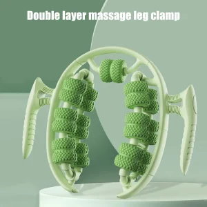 1PC Massage Roller Relax Roller 26 Wheels,Cellulite Roller Muscle Relaxer Circular Legs Clamps Leg Massage for Tennis ElbowLegs