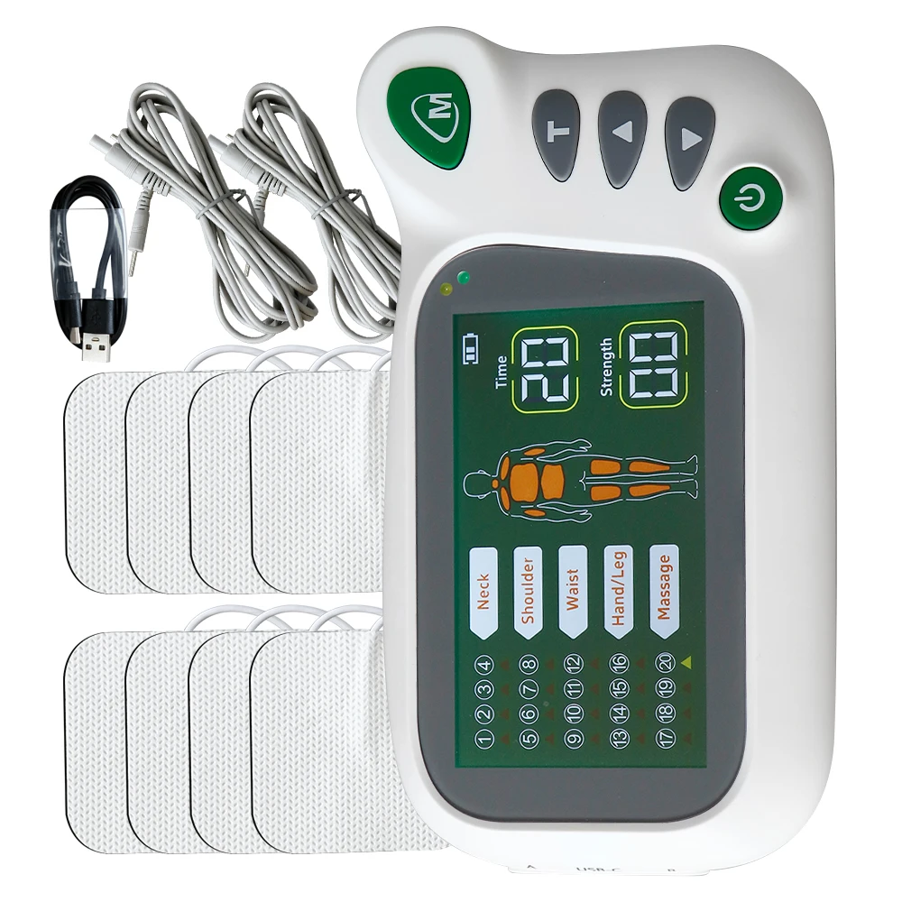 20 Modes Electric Tens Muscle Stimulator EMS Acupuncture Body Facial Massager Digital Therapy 30 Levels Relaxing Health Machine 20 Modes Electric Tens Muscle Stimulator EMS Acupuncture Body Facial Massager Digital Therapy 30 Levels Relaxing Health Machine