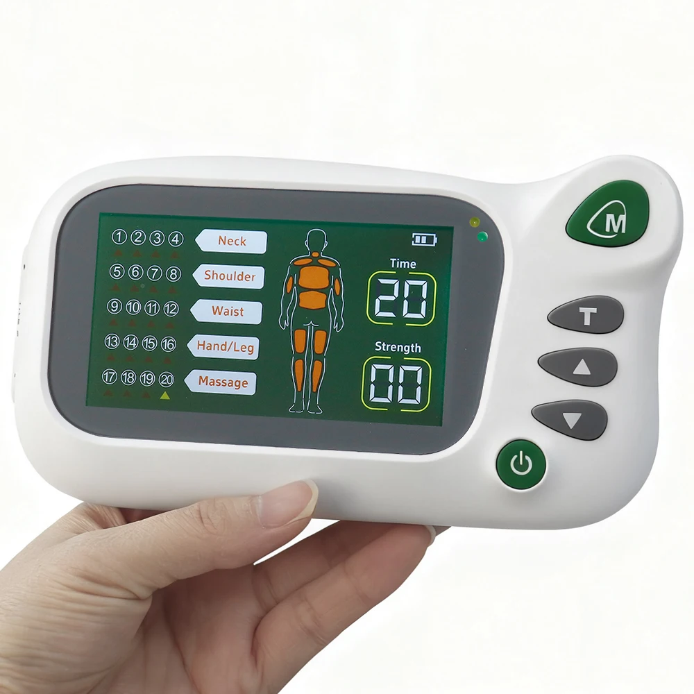20 Modes Electric Tens Muscle Stimulator EMS Acupuncture Body Facial Massager Digital Therapy 30 Levels Relaxing Health Machine 20 Modes Electric Tens Muscle Stimulator EMS Acupuncture Body Facial Massager Digital Therapy 30 Levels Relaxing Health Machine