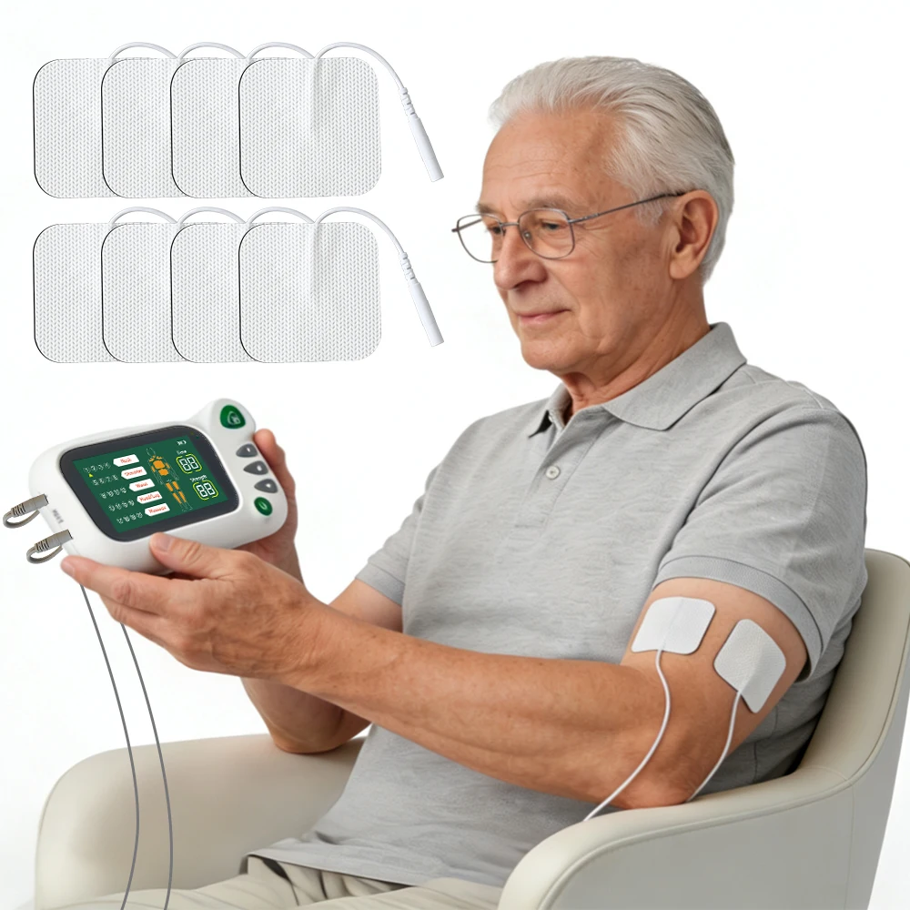 20 Modes Electric Tens Muscle Stimulator EMS Acupuncture Body Facial Massager Digital Therapy 30 Levels Relaxing Health Machine - Image 5