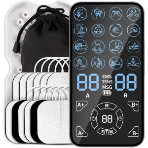 EMS Pulse Electric Muscle Stimulator Back Neck Body Massager Tens Acupuncture Meridian Physiotherapy Digital Relax Massage Tools