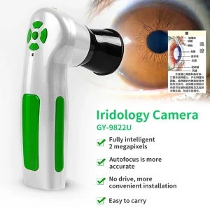Suyzeko Digital Iris Analyzer Iridology Camera 12MP Iriscope Eye Scanner for Body Health Multilingual Software