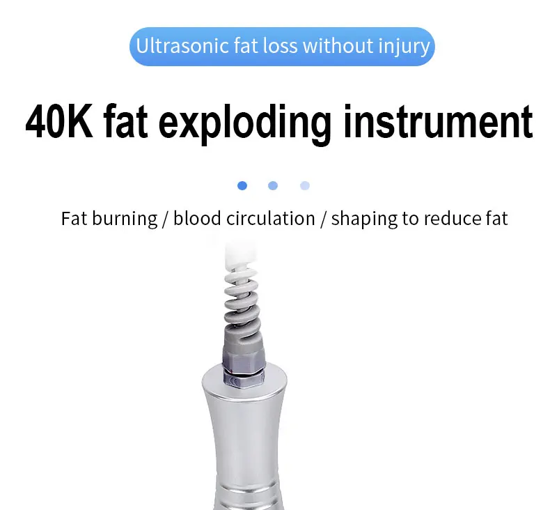 Ultrasonic 40KHz Cavitation Machine Body Massager Slimming Fat Burning Beauty Device Loss Burner Skin Tightening Weight Loss Ultrasonic 40KHz Cavitation Machine Body Massager Slimming Fat Burning Beauty Device Loss Burner Skin Tightening Weight Loss
