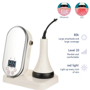 Ultrasonic 80KHz Cavitation Machine Body Massager Slimming Fat Burning Beauty Device Loss Burner Skin Tightening Weight Loss
