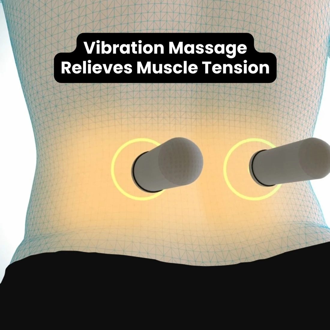 Okayso Multi-functional 3-in-1 Back Massager with Relief Bed Sleeping Shiatsu Deep Tissue Portable Shoulder Lower Back Massager - Image 6
